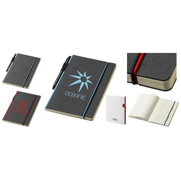 Gadget aziendali notebook con elastico personalizzati